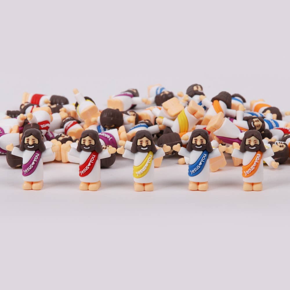 Pocket Jesus Figurines, Jesus Loves You, 1.25 in