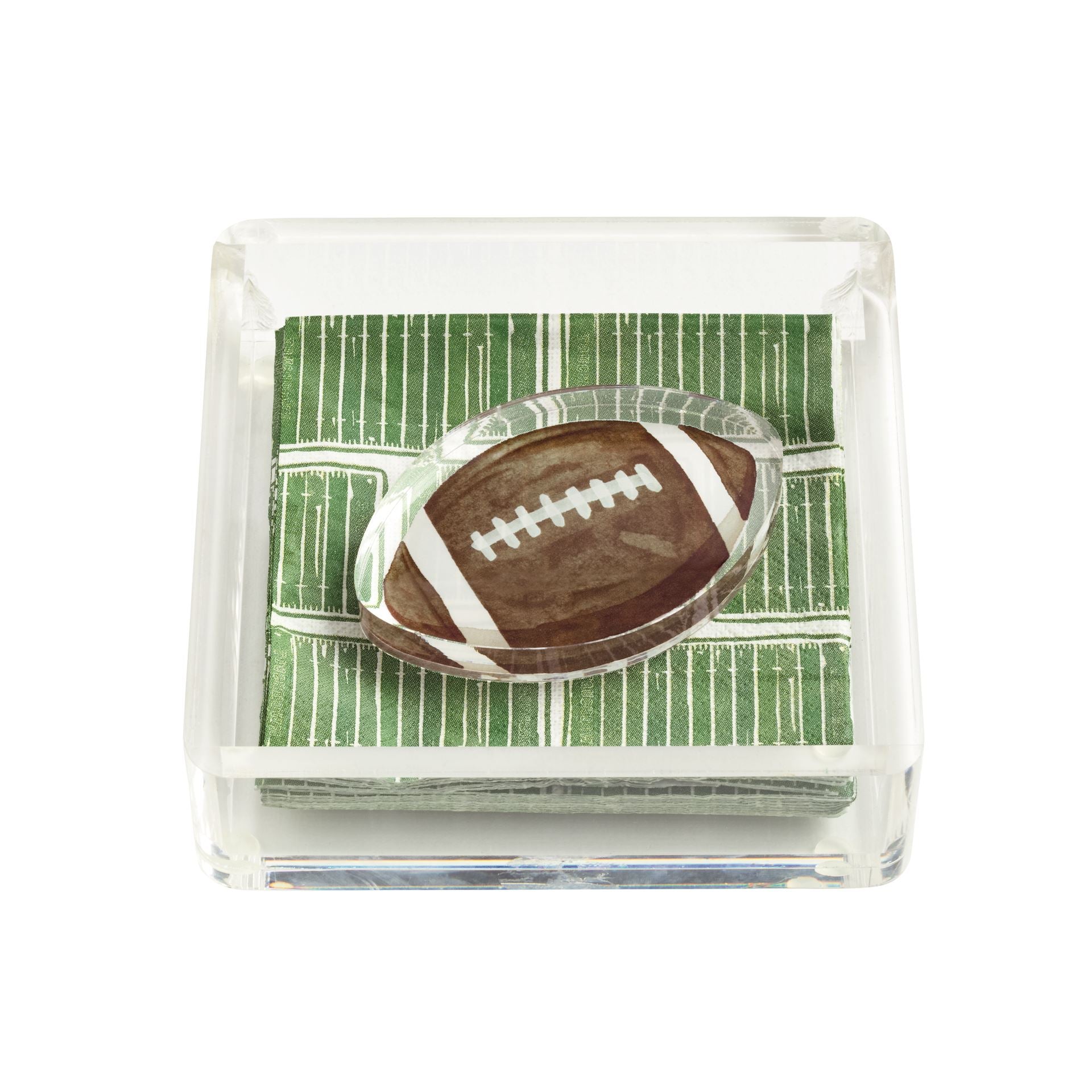 Football Napkin Caddy Set by Mud Pie