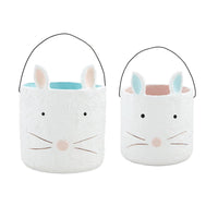 Easter Bunny Basket - 2 Sizes BY MUD PIE