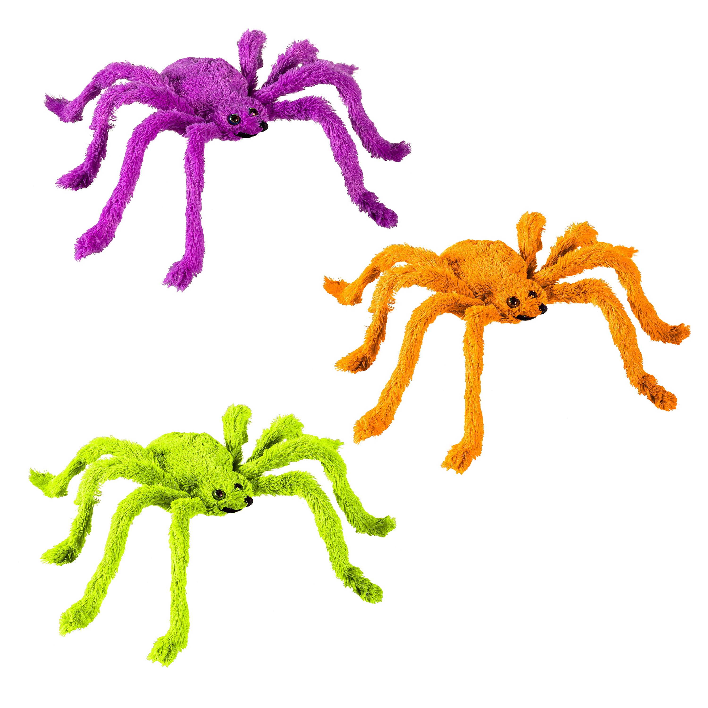 Colorful Creepy Spiders, 3 Asst.