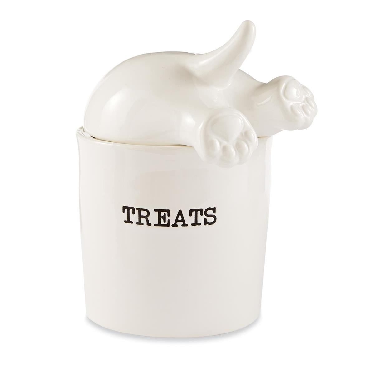 Dog Tail Treat Canister By Mud Pie