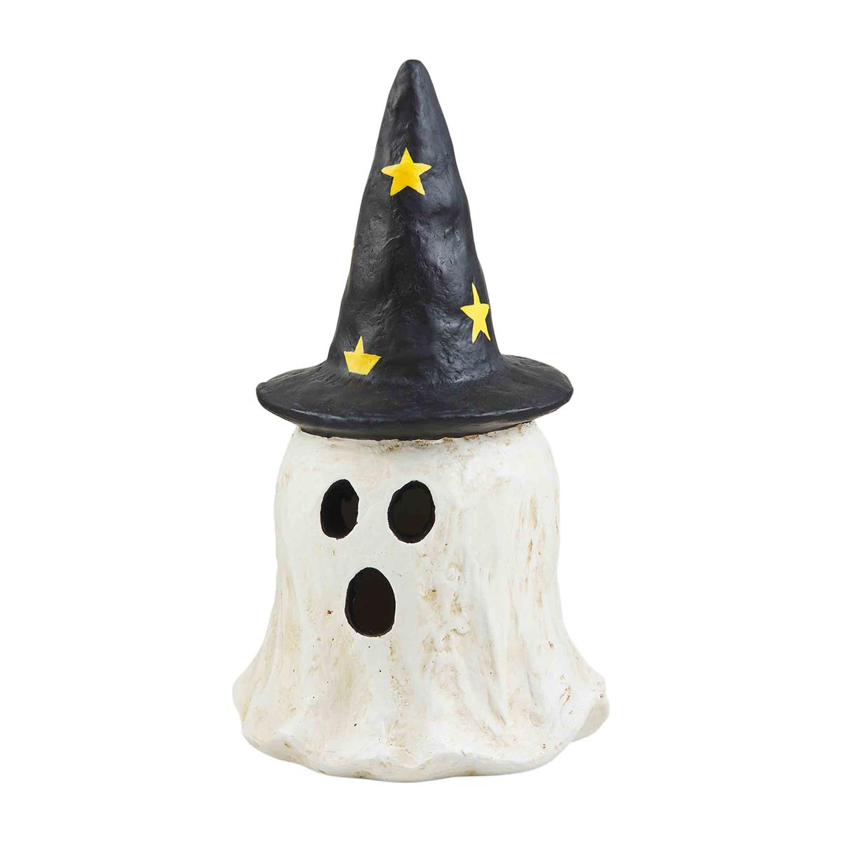 Black Ghost Papier-Mâché Lantern By Mud Pie