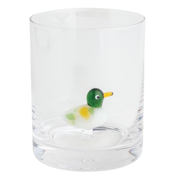 Mallard Double Old Fashioned Glass By Mud Pie