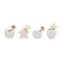 Shell Toothpick Caddy Sets - 4 Styles BY MUD PIE
