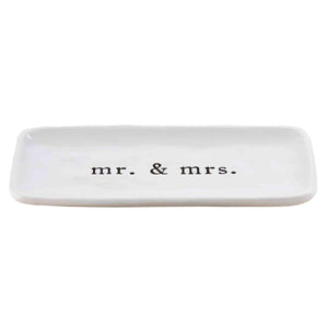 Mr. & Mrs. Everything Dish BY MUD PIE