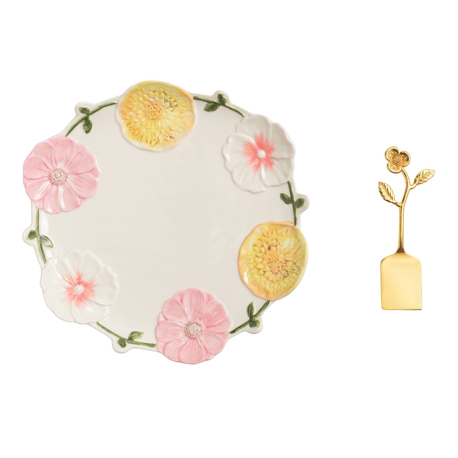 Home Sweet Home Porcelain Dessert Plate Set