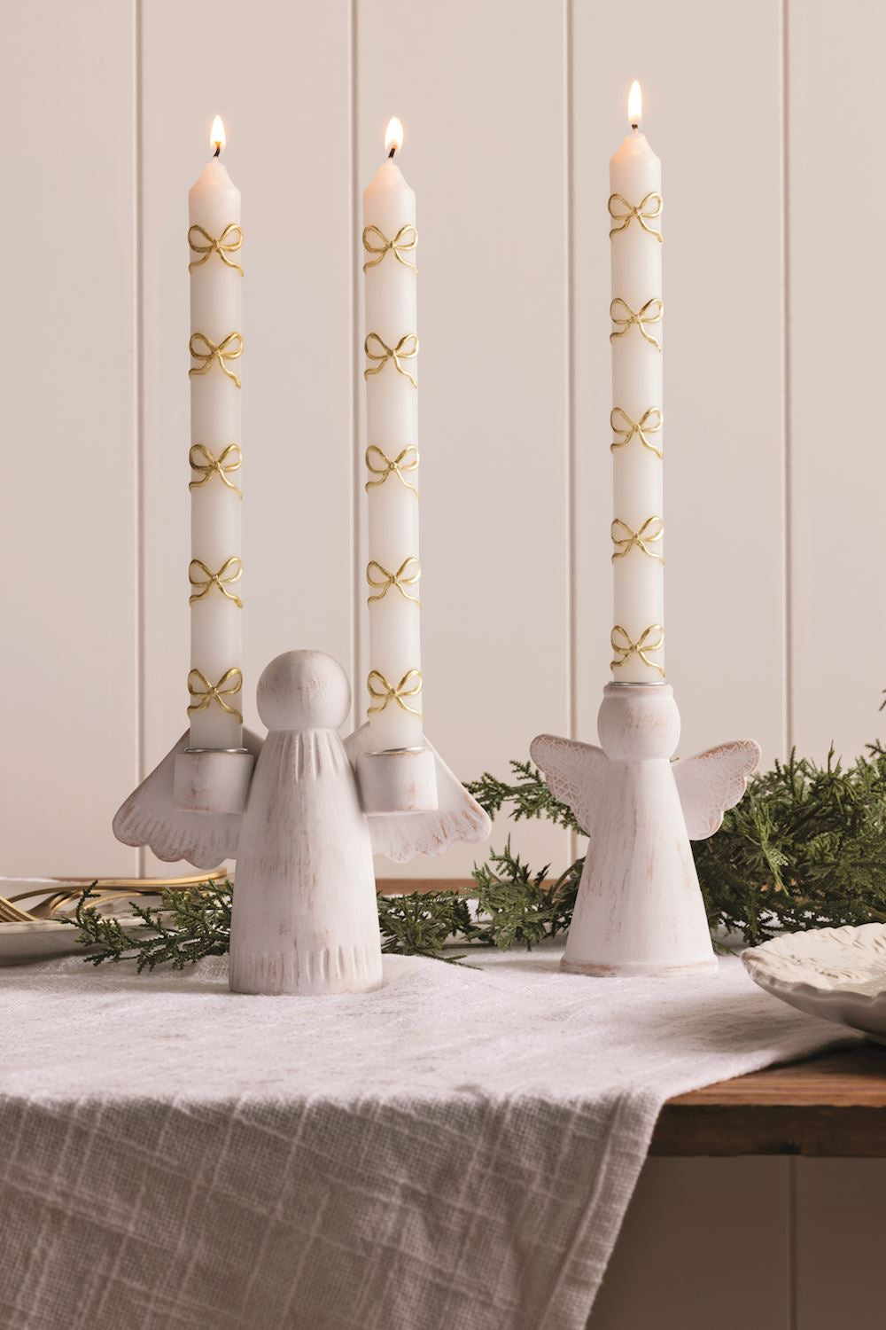 ANGEL SINGLE TAPER HOLDER By Mud Pie