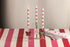 Bow Glass Taper Holder By Mud Pie