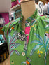 Samantha Jungle Short Sleeve Pattern Detail Dress by THML - view 2