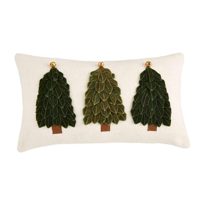 VELVET RIBBON TREE PILLOW - BY MUD PIE