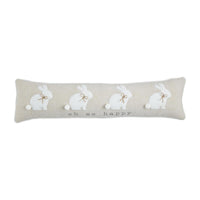 Easter Long Applique Pillow - 2 Styles BY MUD PIE