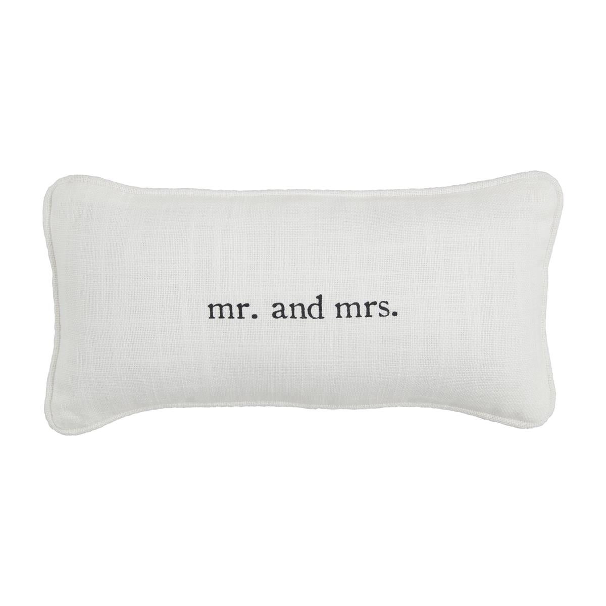 Wedding Mini Pillows - 3 Styles BY MUD PIE - A. Dodson's