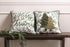 Merry Christmas Green Toile Pillow By Mud Pie