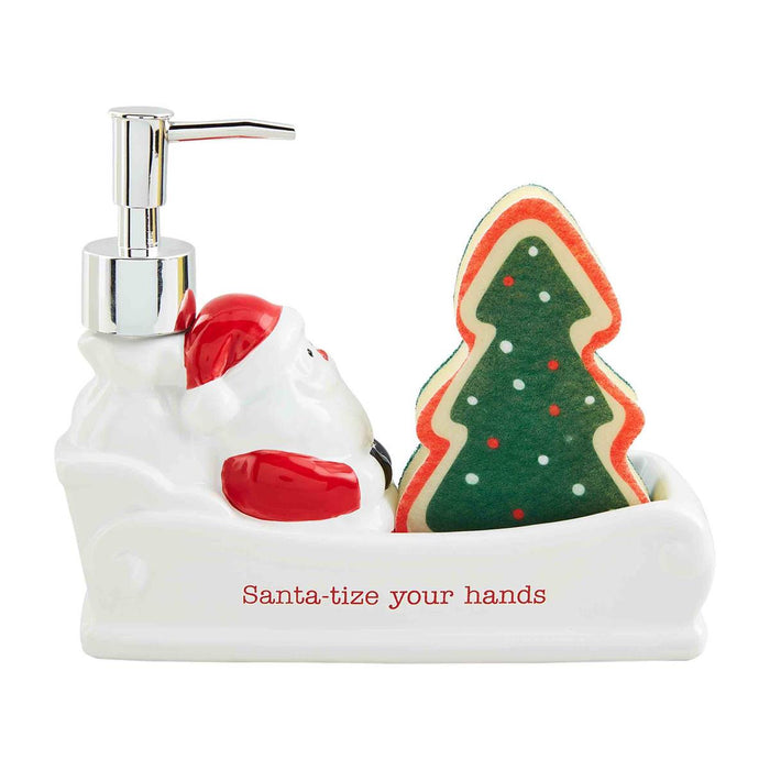Santa Sled Soap & Sponge Set BY MUD PIE