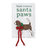 SANTA XMAS PET DANGLE TOWEL By Mud Pie
