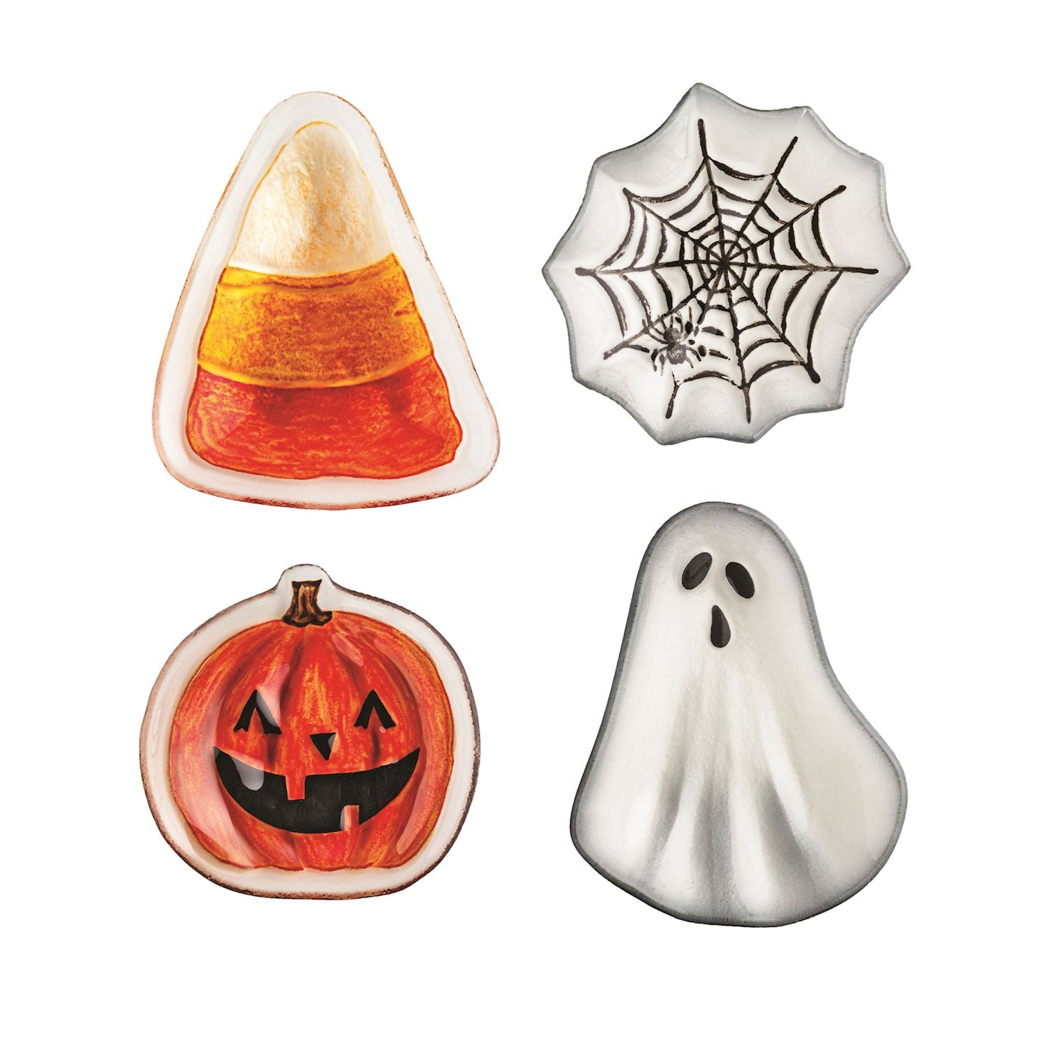 Halloween Tidbit Plates By Mud Pie