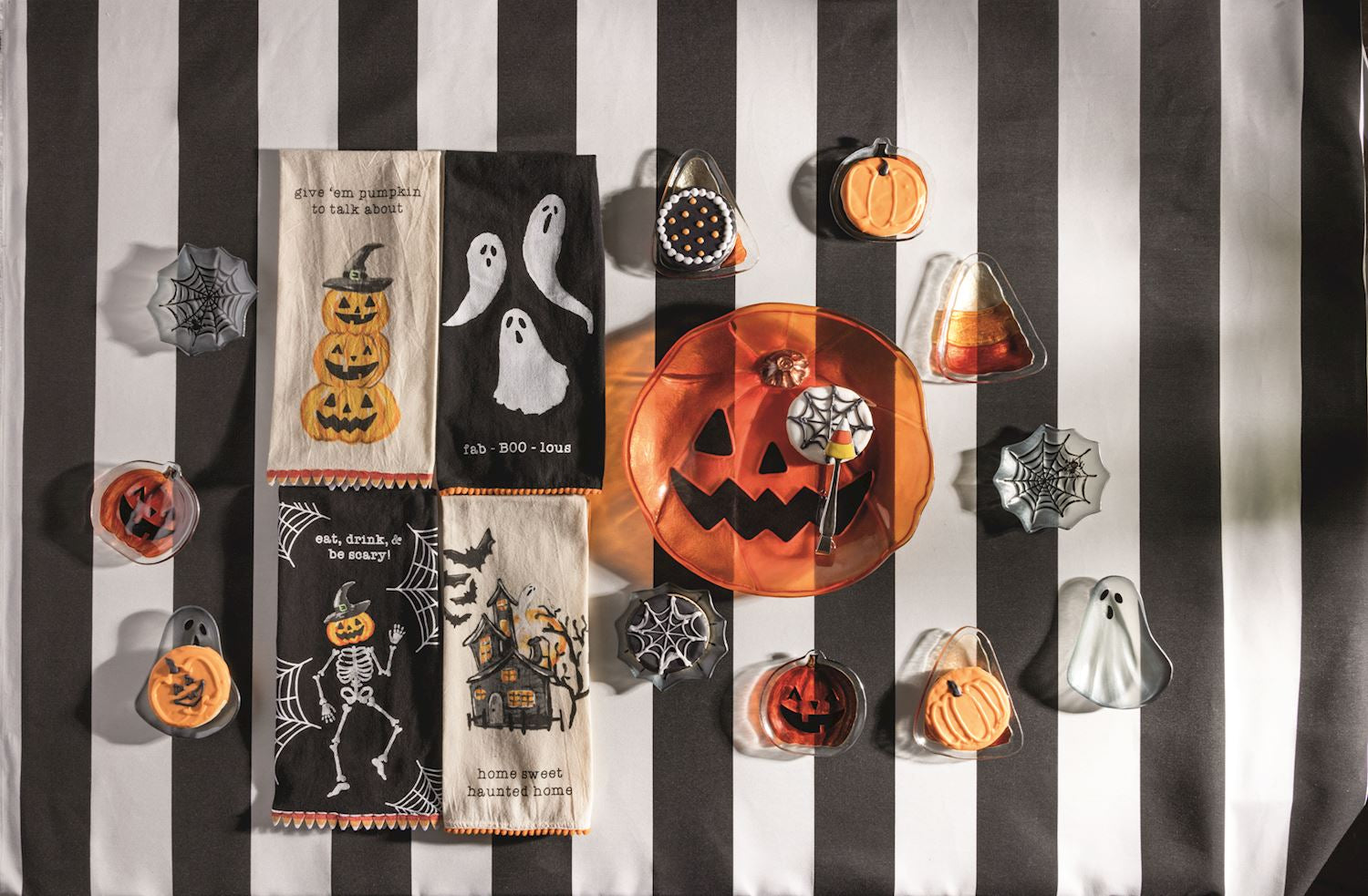 Halloween Tidbit Plates By Mud Pie