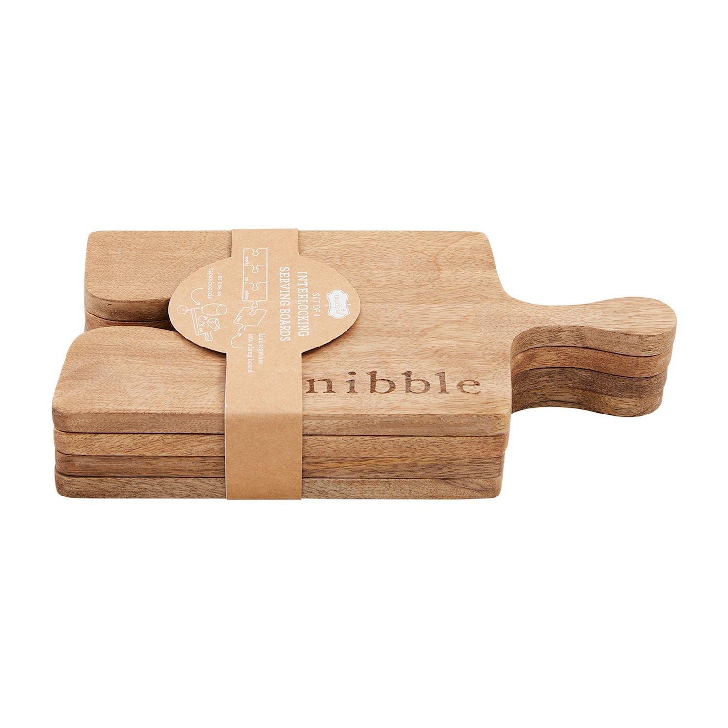 Interlocking Serving Board Set BY MUD PIE - A. Dodson's
