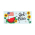 God Bless Patriotic Sassafras Switch Mat - A. Dodson's