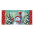 Snowman With Cardinal Friend Sassafras Switch Mat