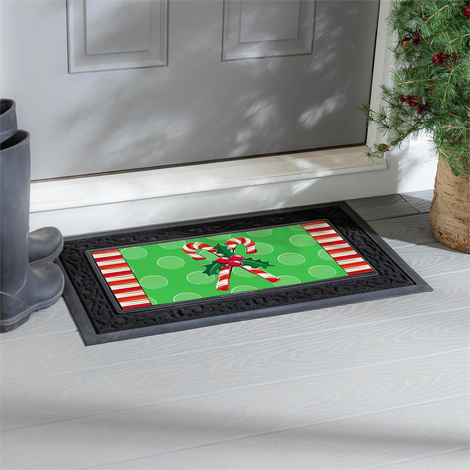 Candy Cane Christmas Sassafras Switch Mat