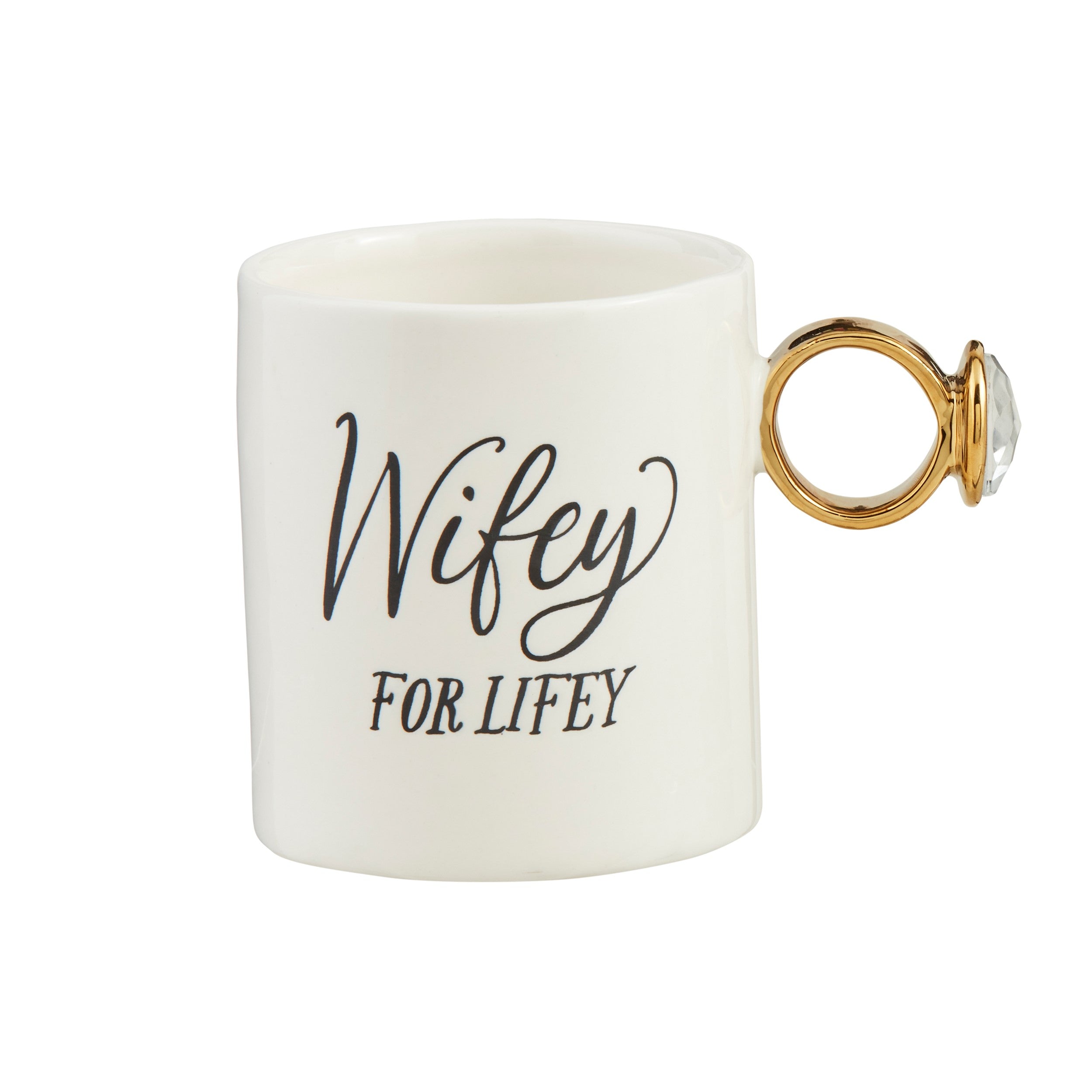 Wifey Ring Mug By Mud Pie