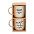 Mr. Right & Mrs. Always Right Mug Set By Mud Pie