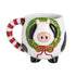 FARM XMAS COW MUG By Mud Pie
