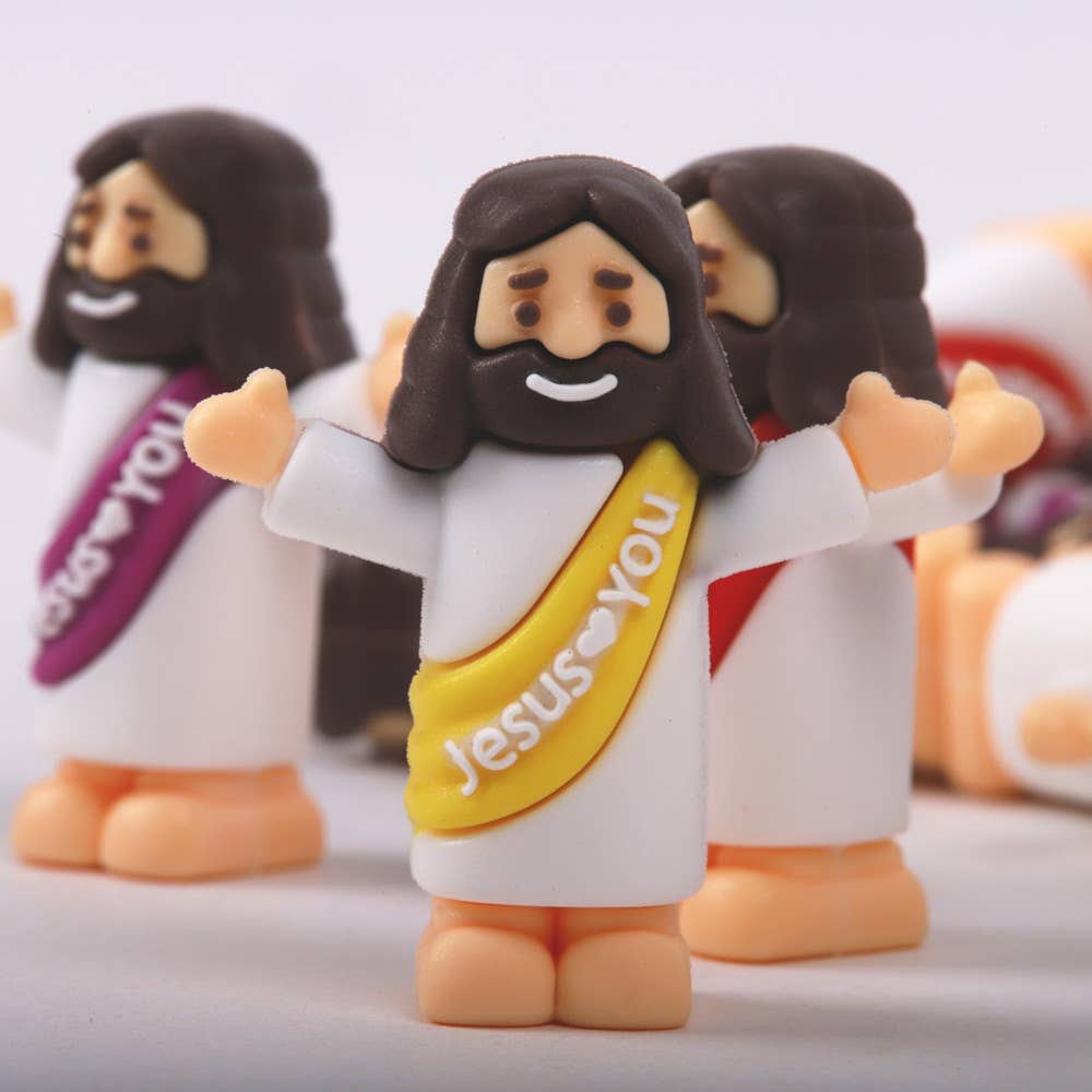 Pocket Jesus Figurines, Jesus Loves You, 1.25 in