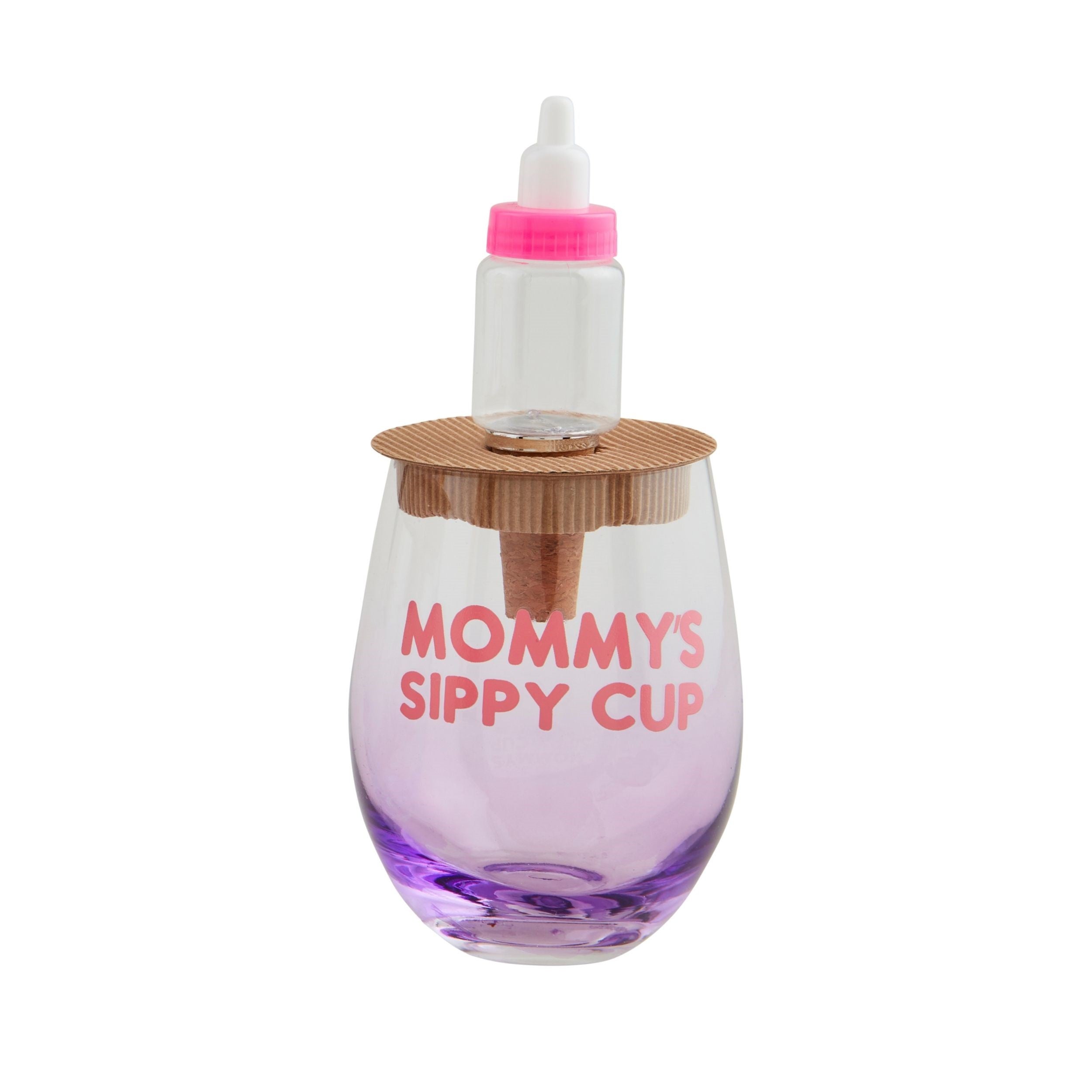 Bottle Wine Glass And Topper