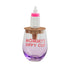 Bottle Wine Glass And Topper