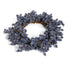 6.25 Iced Blue Berry Mini Wreath Candle Ring - A. Dodson's