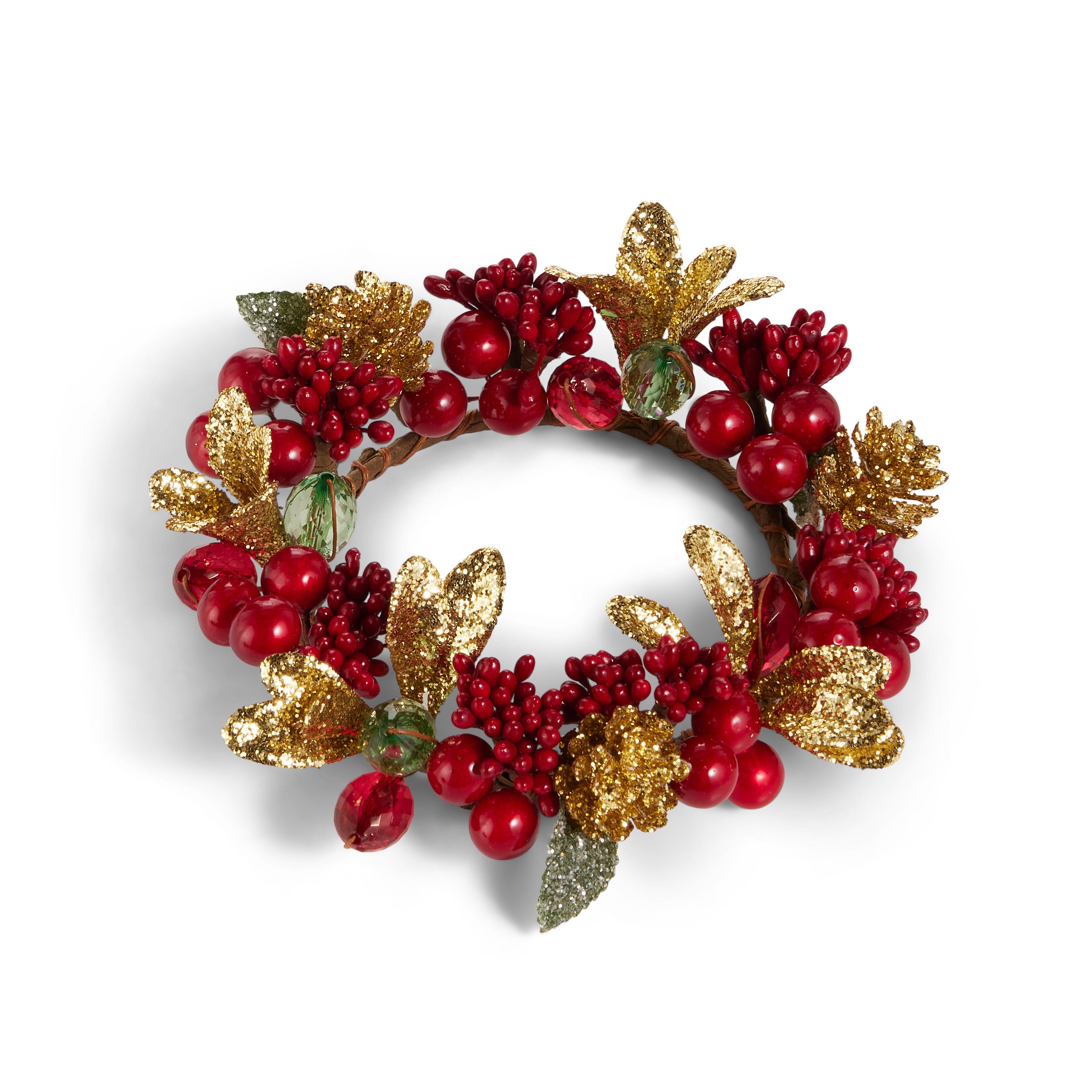 6 Red and Gold Candle Ring - A. Dodson's