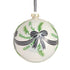 6 Black Bow Bunting Ball Ornament - A. Dodson's