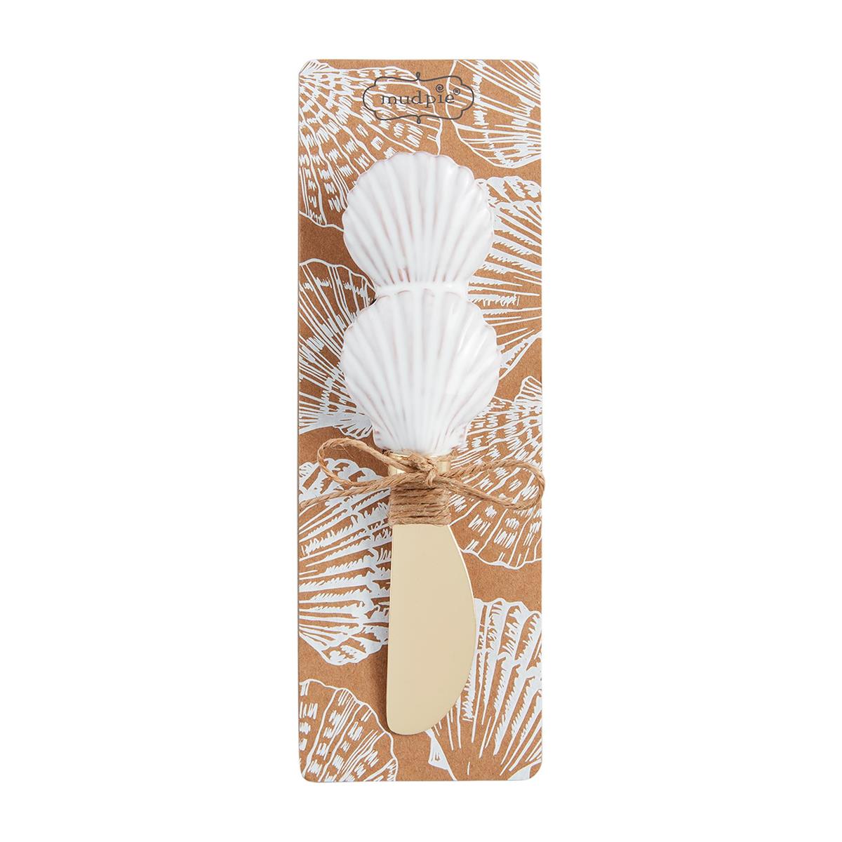 Shell Brass Spreader - 3 Styles BY MUD PIE - A. Dodson's