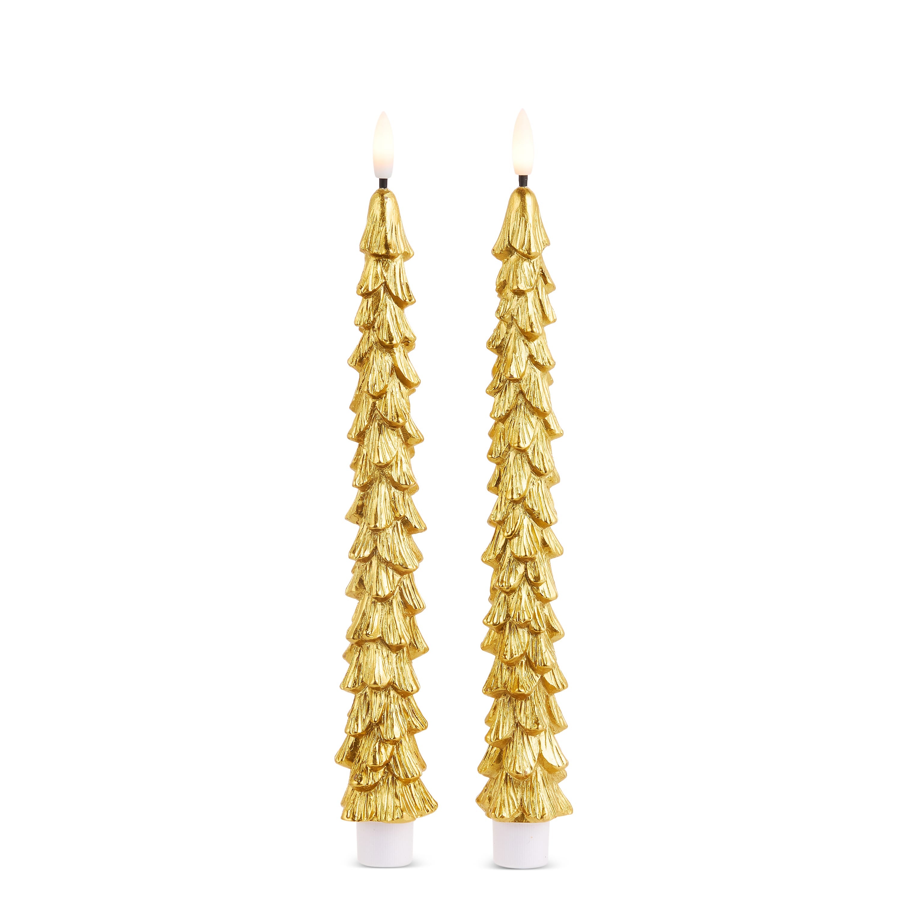 10.5 Gold Tree Taper Candles - A. Dodson's