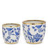 8 Blue Bird Cache Pot - A. Dodson's
