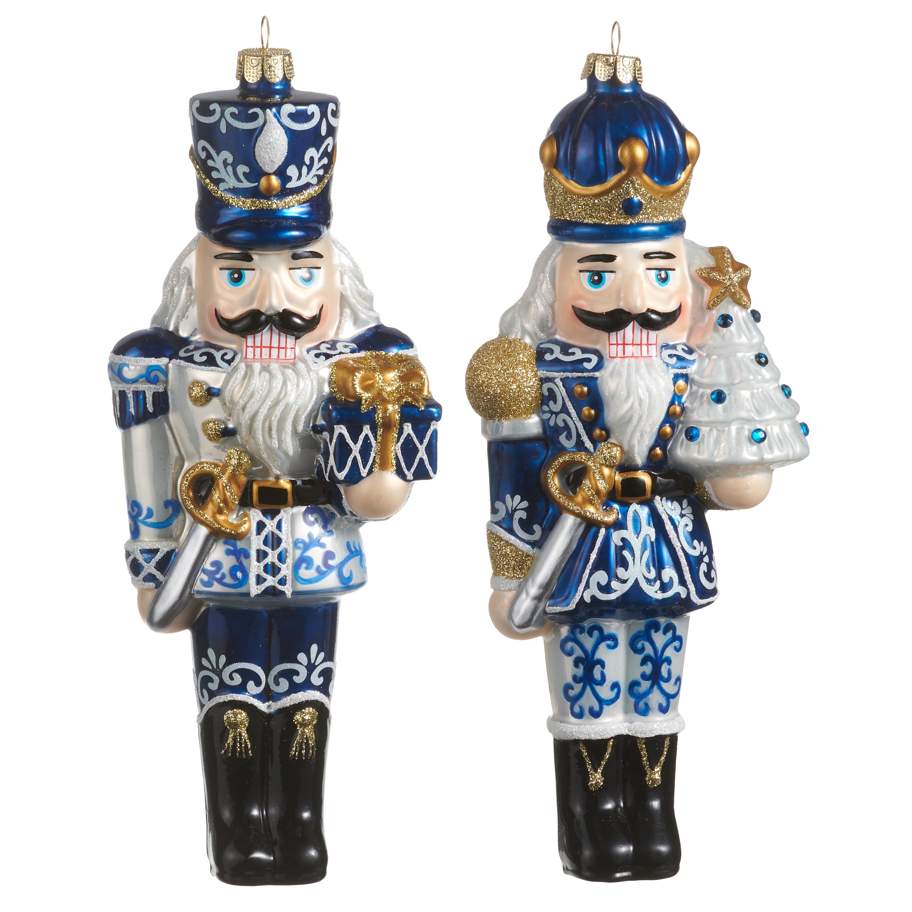 8.25 Chinoiserie Nutcracker Ornament - A. Dodson's