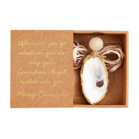 Oyster Angel Boxed Ornament BY MUD PIE