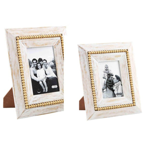 GOLD BEAD FRAME - BY MUD PIE