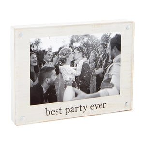 BEST PARTY EVER MAGNETIC BLOCK FRAME BY MUD PIE