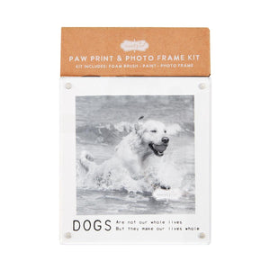 Paw Print & Photo Frame Kit BY MUD PIE