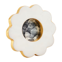 Mini Scallop Gold Edge Frame - 3 Styles BY MUD PIE