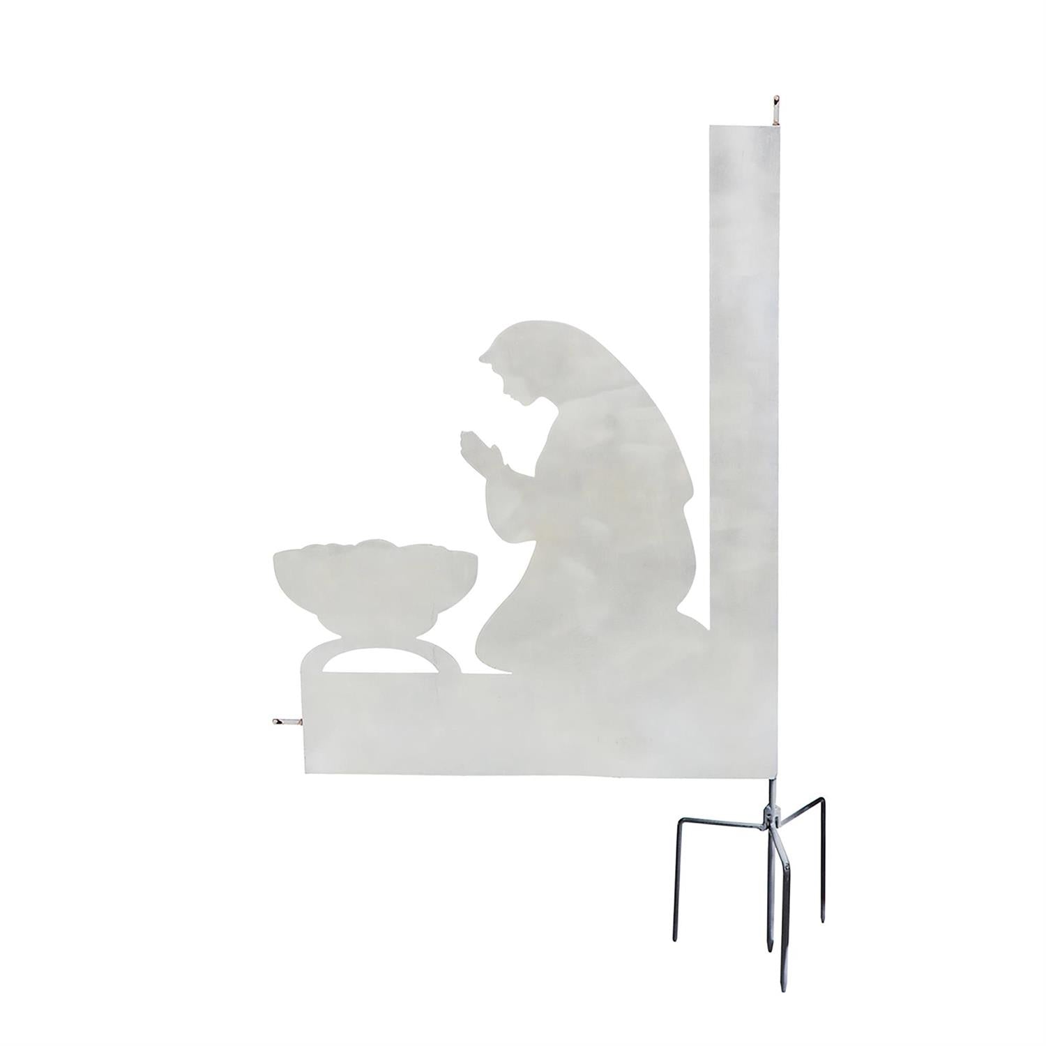 Nativity 3-pc Laser Cut Metal Yard Nativity Scene