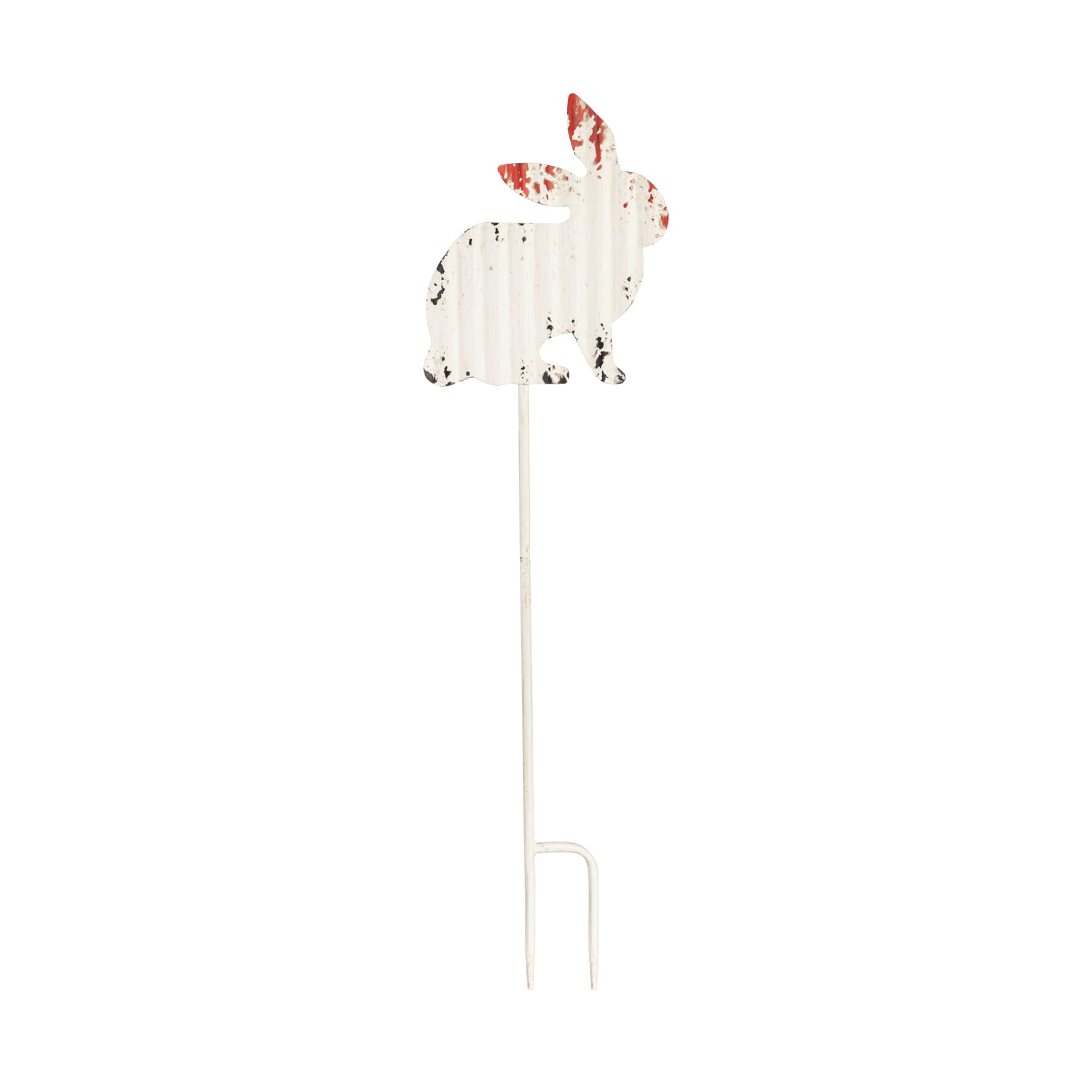 24"H Metal Bunny Garden Stake