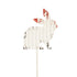24"H Metal Bunny Garden Stake