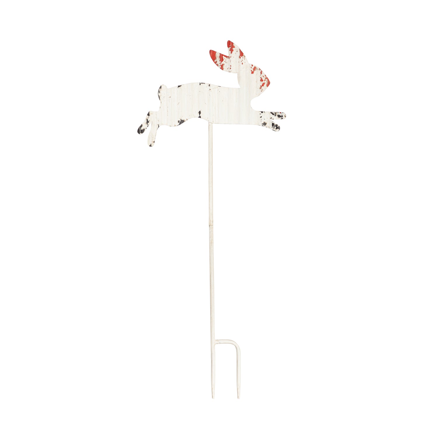 24"H Metal Bunny Garden Stake