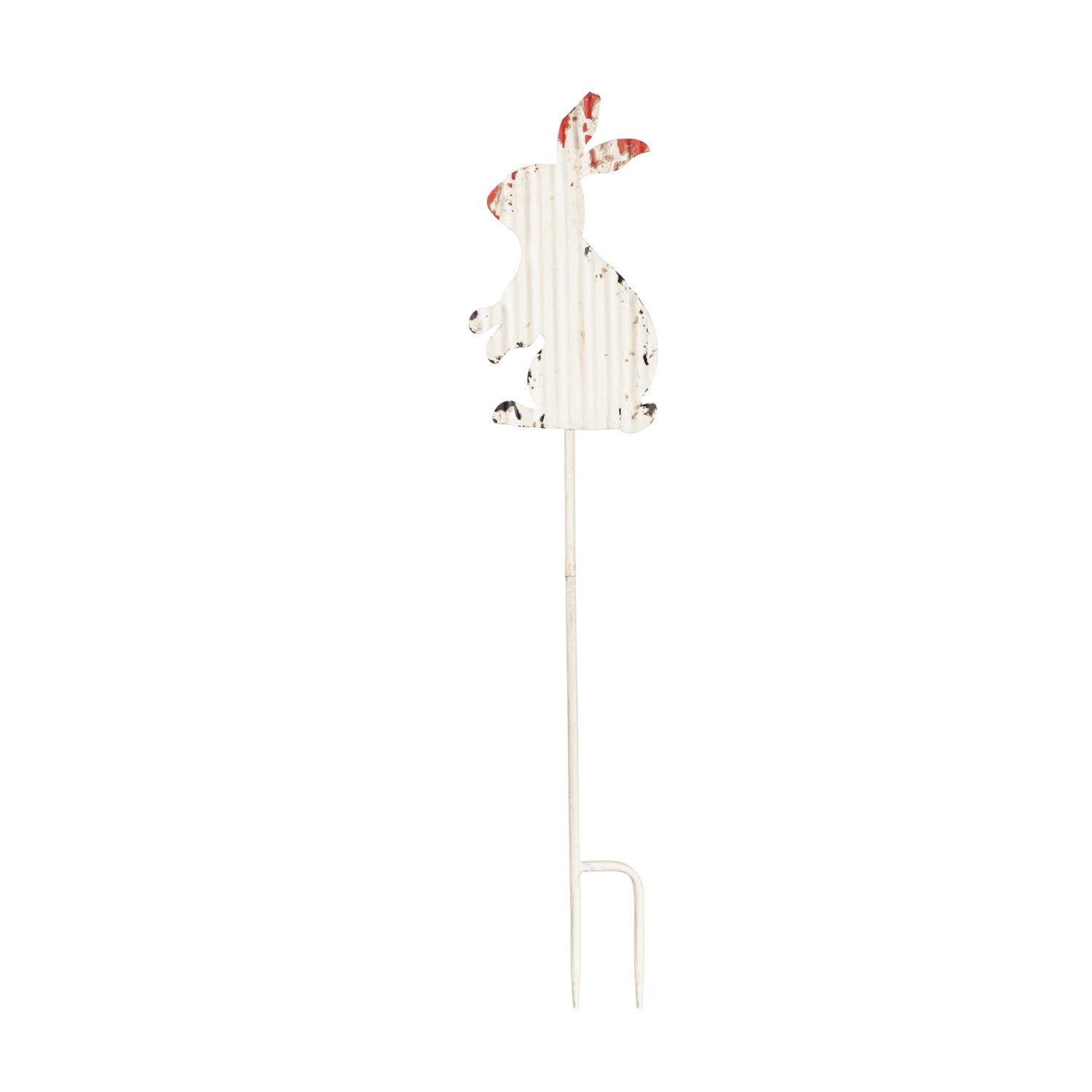 24"H Metal Bunny Garden Stake