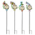 Folk Art Pollinators 36"H Thermometer Garden Stake