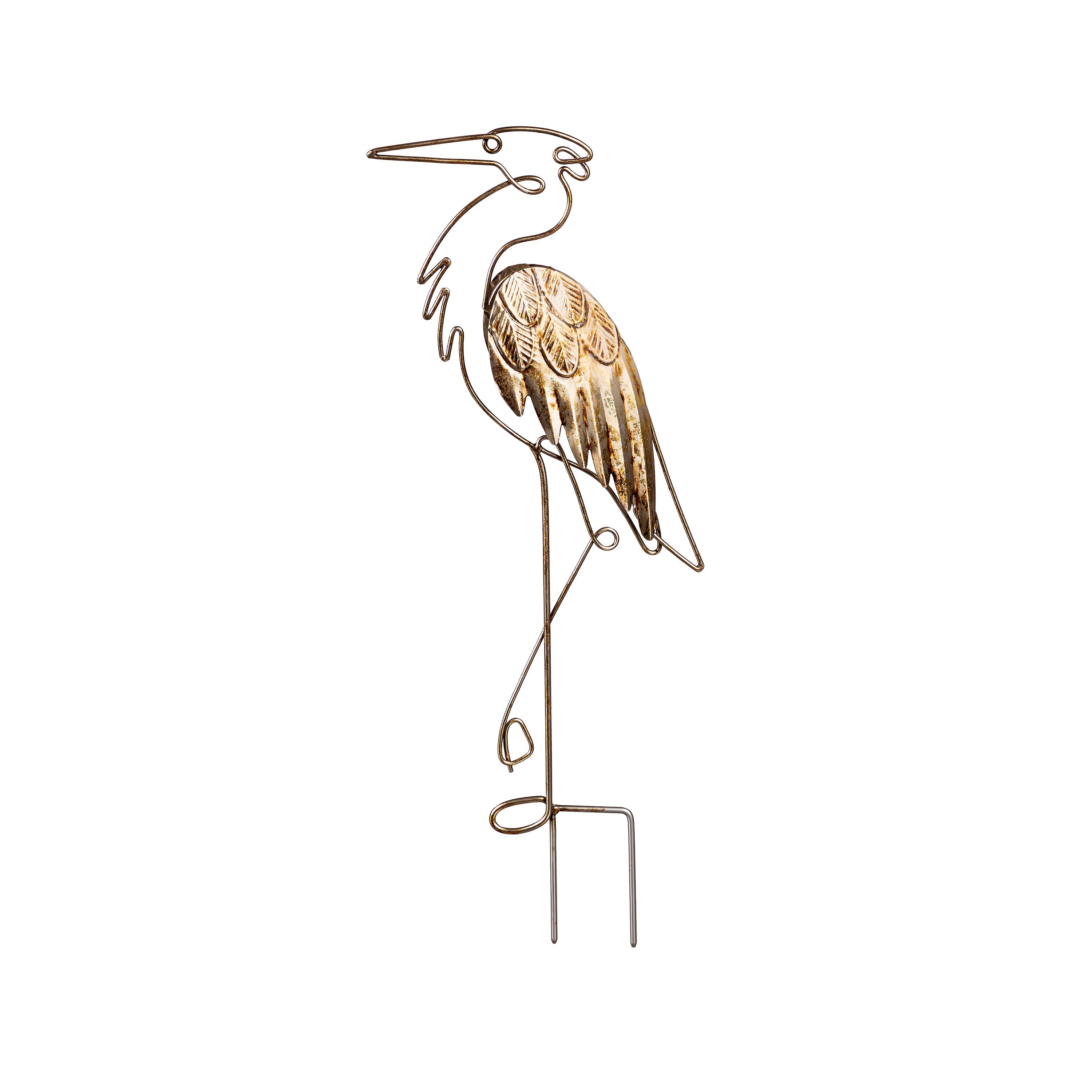 Metal Garden Stake, Heron